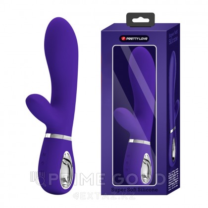 Вибратор-кролик Thomas Super Soft (20 см) синий от sex shop primegoods фото 2