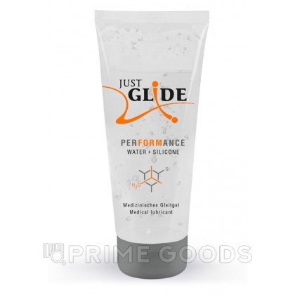 Водно-силиконовая смазка Just Glide Performance 200 мл. от sex shop primegoods