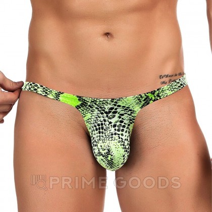 Мужские стринги Snakeskin (XL) от sex shop primegoods