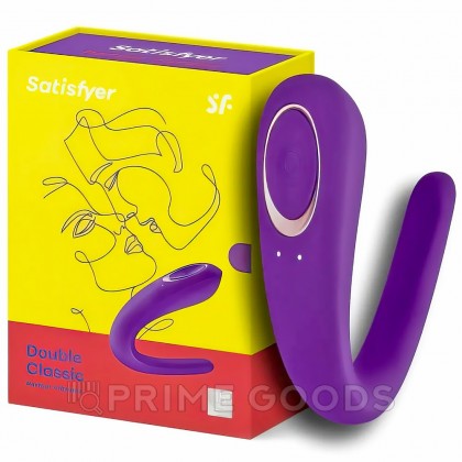 Вибратор-стимулятор для пар Satisfyer Double Classic от sex shop primegoods