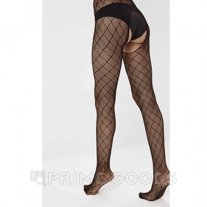 Колготки с доступом рисунок сетка, Sense, S/M от sex shop primegoods фото 3