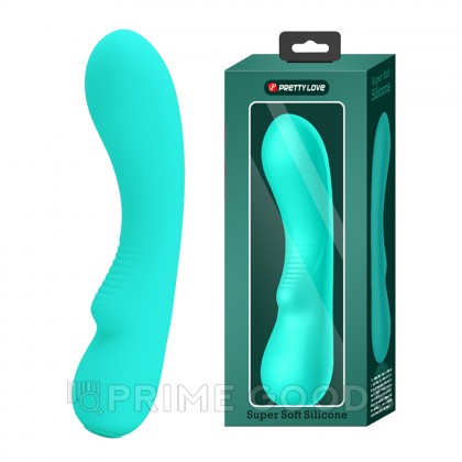 Вибратор Matt Super Soft (19 см) бирюзовый от sex shop primegoods