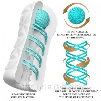 Компактный мастурбатор с внутренним стимулятором Victoria cecil от sex shop primegoods фото 3