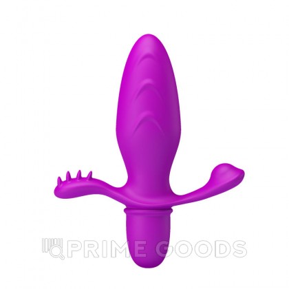 Силиконовый анальный плаг с вибрацией 