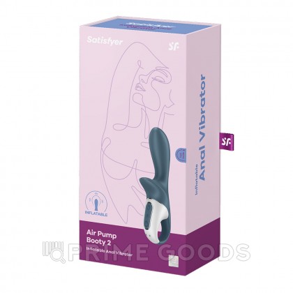 Надувной анальный вибратор Satisfyer Air Pump Booty 2 от sex shop primegoods фото 8
