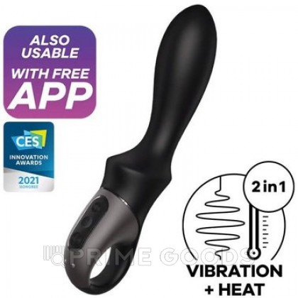 Смарт вибратор с подогревом Heat Climax Connect App Satisfyer от sex shop primegoods фото 5