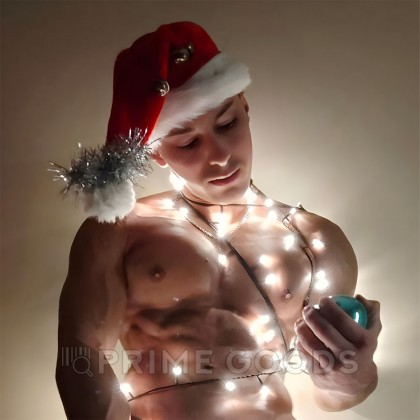 Новогодняя шапочка Санты (велюровая) от sex shop primegoods фото 3