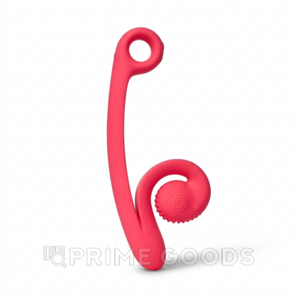 Вибратор для двойной стимуляции SVibe Snail CURVE розовый от sex shop primegoods
