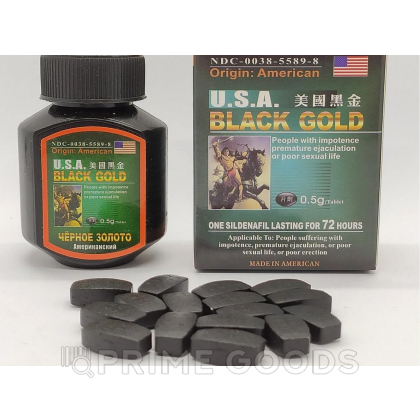 Мужской возбудитель Black gold 10 табл. от sex shop primegoods фото 3