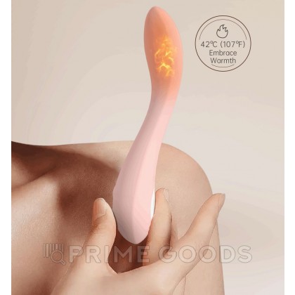 Вибратор для точки G с подогревом Alice от Drywell от sex shop primegoods фото 7