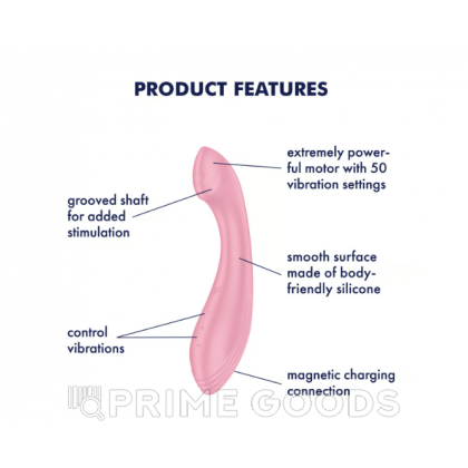 Вибратор для точки G Satisfyer G-Force розовый от sex shop primegoods фото 7
