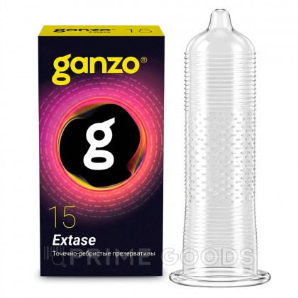 Презервативы GANZO Extase, точечно-ребристые, 15 шт от sex shop primegoods