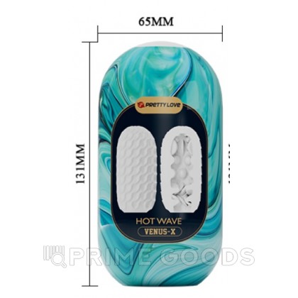 Двухсторонний мастурбатор Hot wave от sex shop primegoods фото 3