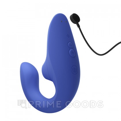 Бесконтактный клиторальный стимулятор Womanizer Blend, голубой от sex shop primegoods фото 5