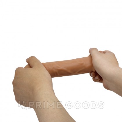 Реалистичная насадка на пенис Loinel (20 см) телесная от sex shop primegoods фото 7