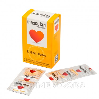 Презервативы Masculan Ribbed + Dotted, с колечками и пупырышками, №21 от sex shop primegoods фото 3