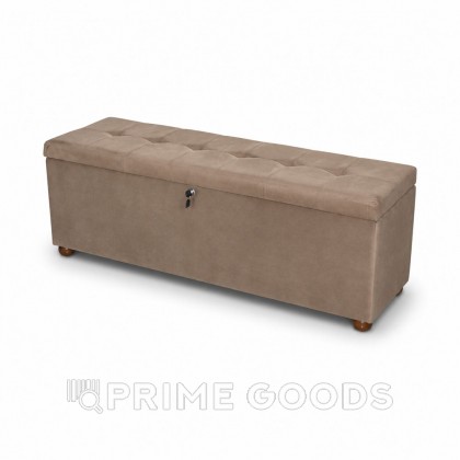 Мягкий диван-софа с полостью для хранения секс куклы бежевый от sex shop primegoods