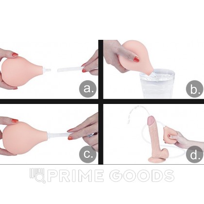 Фаллоимитатор Lovetoy (23×4,4 см) с имитацией эякуляции от sex shop primegoods фото 11