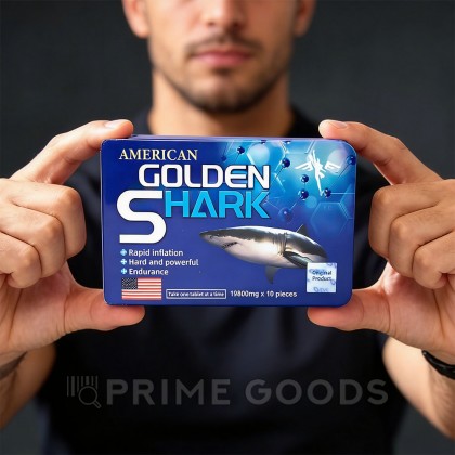 Мужской возбудитель American Golden Shark (10 таб) от sex shop primegoods фото 7