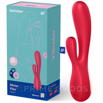 Вибратор Satisfyer Mono Flex (красный) от sex shop primegoods фото 5