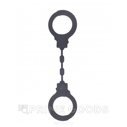 Наручники силиконовые графитовые, Be Mine, One Size от sex shop primegoods