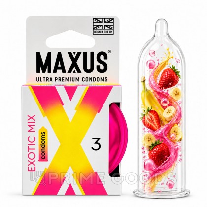 Презервативы MAXUS X-Edition Exotic Mix, ароматические, 3 шт от sex shop primegoods