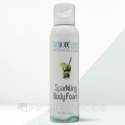 Массажная пена Amoreane Sparkling мохито, 150 мл. от sex shop primegoods фото 3