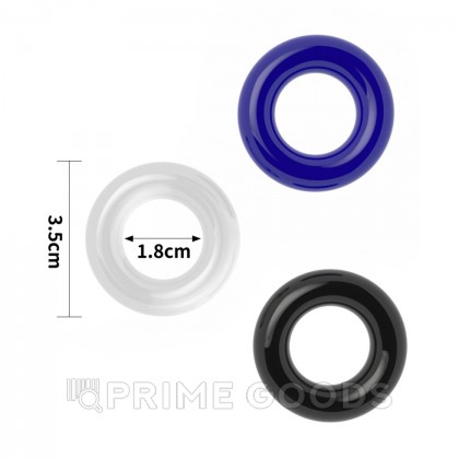 Набор эрекционных колец Power Plus (цветные) от sex shop primegoods фото 4