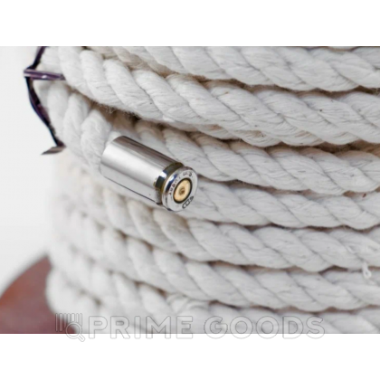 Хлопковая веревка для шибари, на катушке, белая, 10 м от sex shop primegoods фото 2