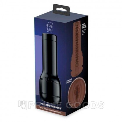 Мастурбатор Feel Stroker от KIIROO вульва (темно-коричневый) от sex shop primegoods фото 7