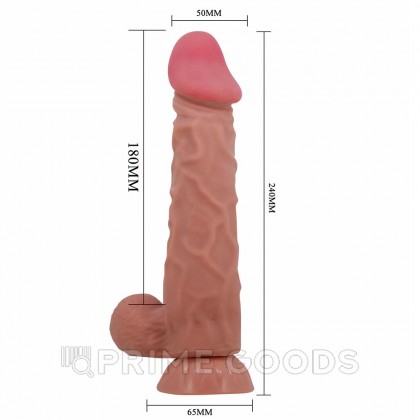 Реалистичный фаллоимитатор Orton (24×5 см) от sex shop primegoods фото 2