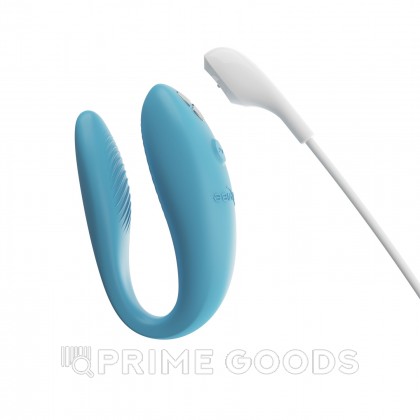 Вибратор для пар We-Vibe Sync Go, бирюзовый от sex shop primegoods фото 7