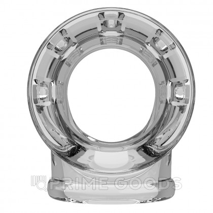 Насадка на пенис и мошонку Pretty love, прозрачная от sex shop primegoods фото 3