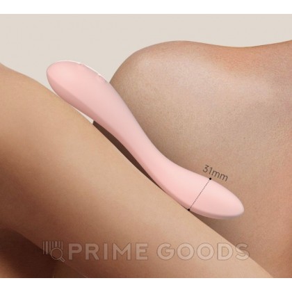 Вибратор для точки G с подогревом Alice от Drywell от sex shop primegoods фото 6