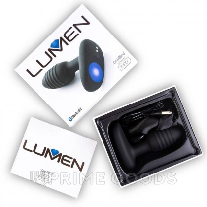 Интерактивный анальный плаг с вибрацией Lumen Ohmibod от KIIROO от sex shop primegoods фото 3