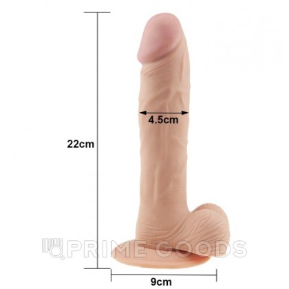 Фаллоимитатор Lovetoy Ultra Soft Dude (22×4,5 см) от sex shop primegoods фото 5