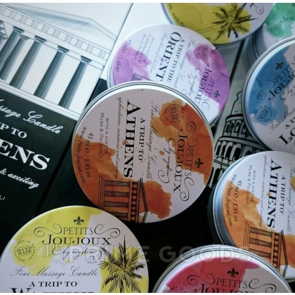 PETITS JOUJOUX Массажная свеча ATHENS мускус и пачули 33 гр. от sex shop primegoods фото 7
