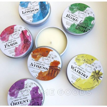 PETITS JOUJOUX Массажная свеча LONDON свежесть 33 гр. от sex shop primegoods фото 4