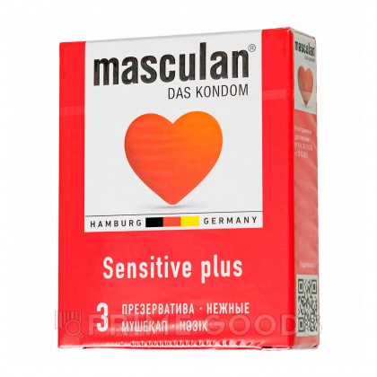 Презерватив Masculan Sensitive Plus № 3 (Нежные) от sex shop primegoods