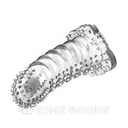 Насадка на пенис с вибрацией на кончике от sex shop primegoods фото 2