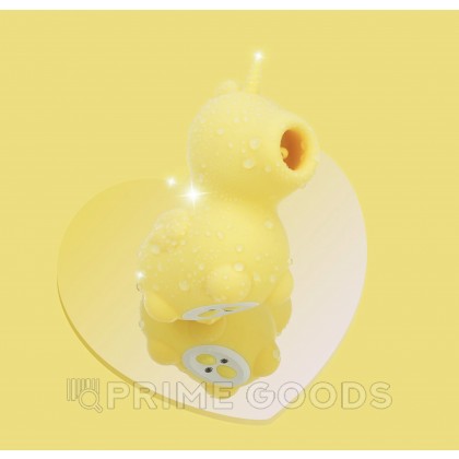 Вибромассажер Unihorn Bean Blossom со стимуляцией язычком от sex shop primegoods фото 3