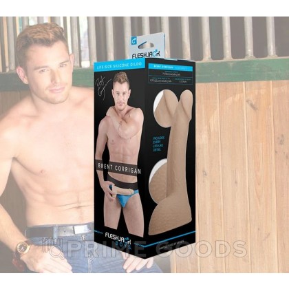 Фаллоимитатор Fleshjack Boys Brent Corrigan (21,5×4,5 см) от sex shop primegoods фото 3