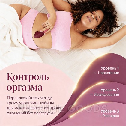 Бесконтактный клиторальный стимулятор Womanizer Next бордовый от sex shop primegoods фото 12