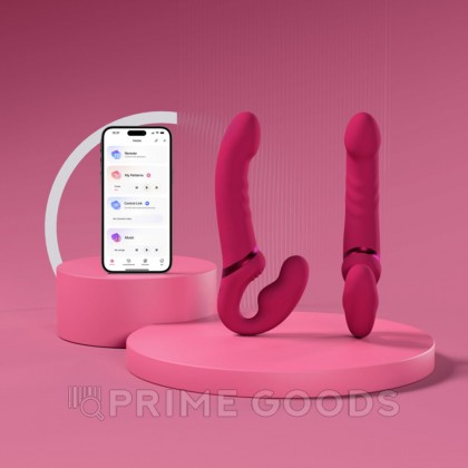 Страпон Lovense Lapis двусторонний, гибкий c вибрацией  от sex shop primegoods фото 10