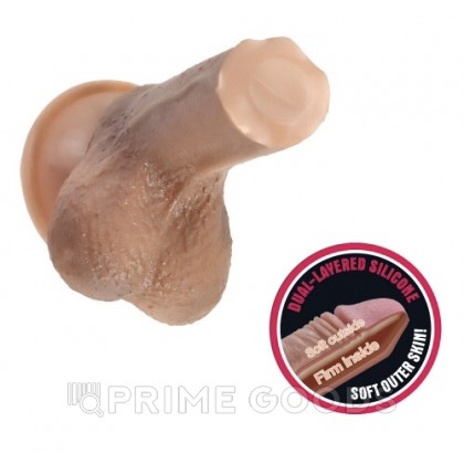 Реалистичный фаллоимитатор Lovetoy Bio Skin (18*3,8) от sex shop primegoods фото 4