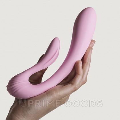 Двойной вибратор G-WAVE розовый от Adrien Lastic от sex shop primegoods фото 9