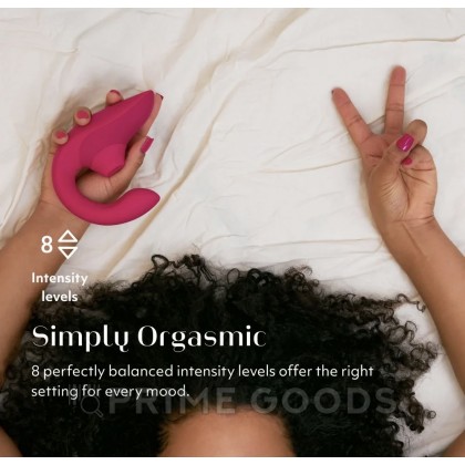 Бесконтактный клиторальный стимулятор Womanizer Blend, малиновый от sex shop primegoods фото 10