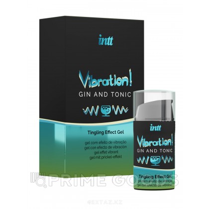Жидкий интимный гель с эффектом вибрации Gin & Tonic INTT, 15 мл от sex shop primegoods фото 2