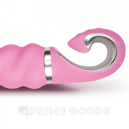 Анатомический вибратор витой Gvibe Gjack-2 22 см, розовый от sex shop primegoods фото 4