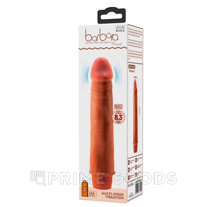 Реалистичный вибратор Dwarf мультискоростной, 21 см от sex shop primegoods фото 6